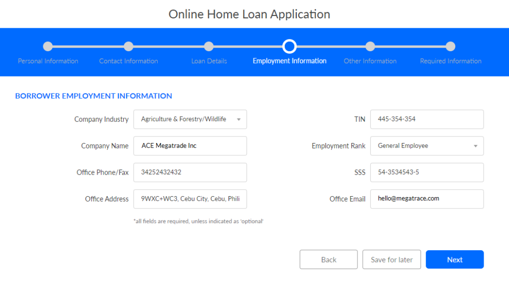 Nook Home Loans - Home Loan Application Wizard 4